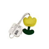 Yellow Flower Shaped Keychain (4)