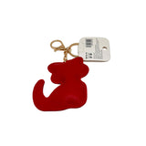 Red Cat-Shaped Keychain (3)