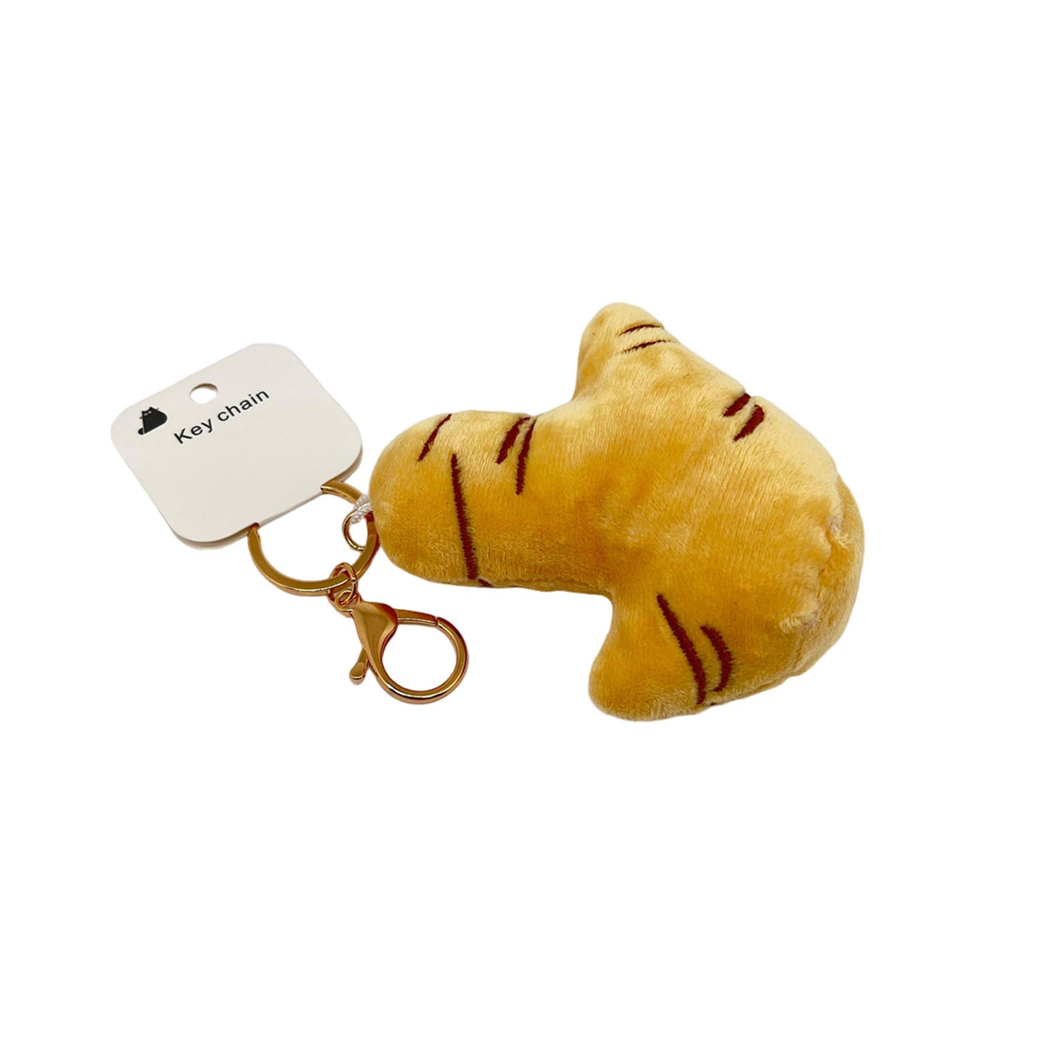 Plush Croissant Keychain (4)