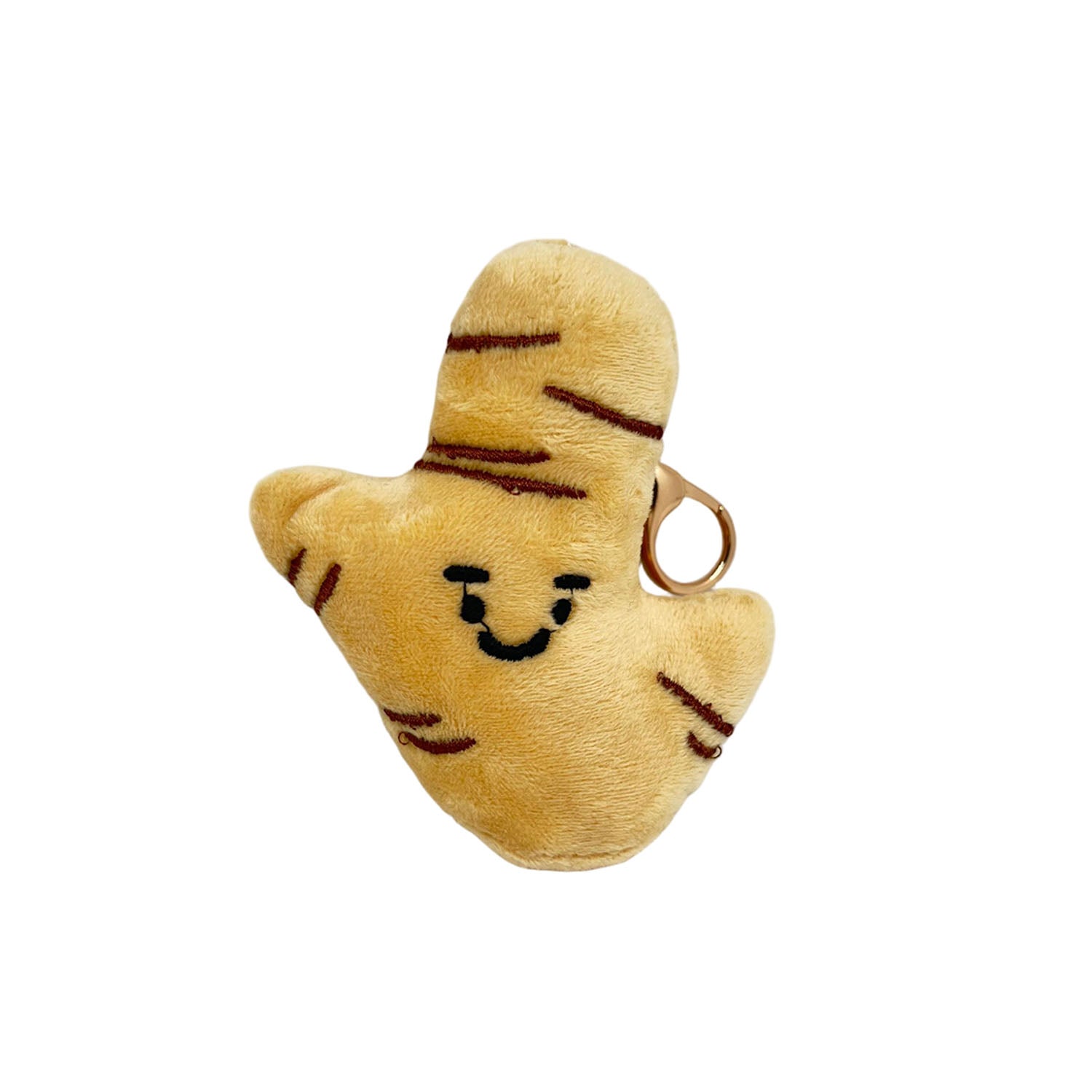 Plush Croissant Keychain (5)
