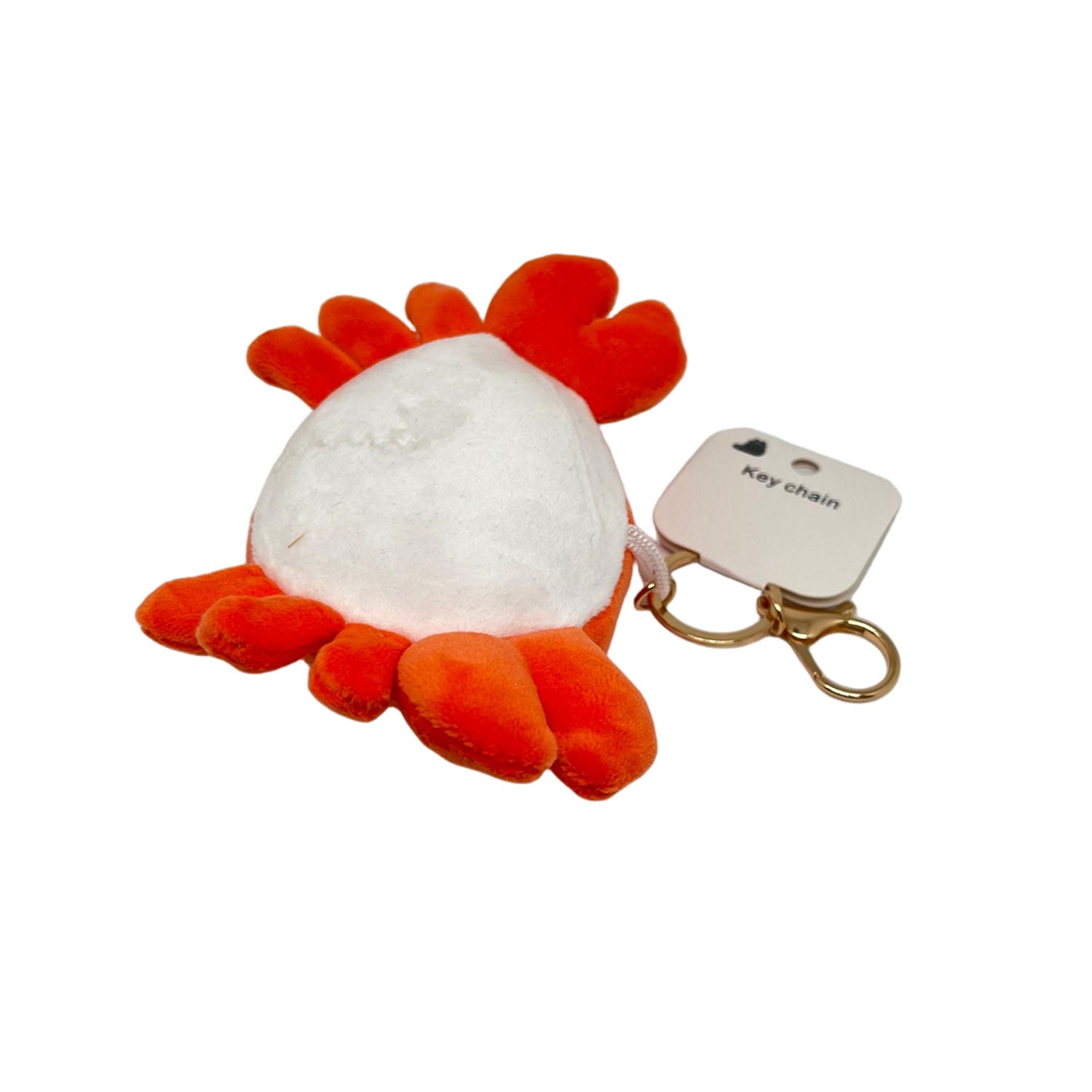 Soft Plush Crab Keychain (2)