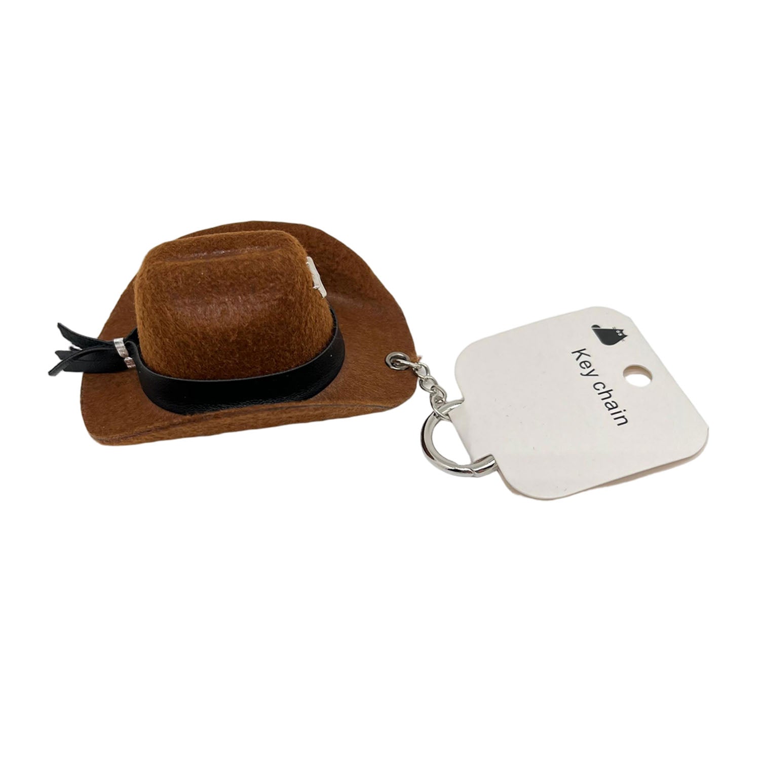 Brown Cowboy Hat Keychain (2)