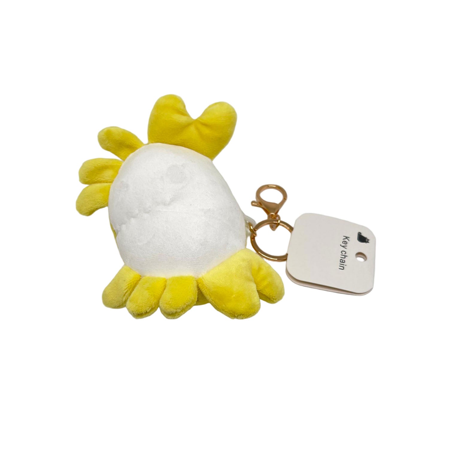 Yellow Crab Plush Keychain (2)