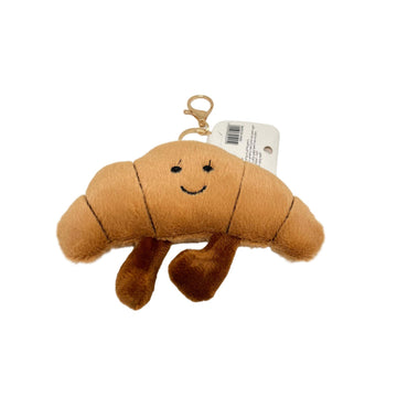 Soft Croissant Plush Keychain (1)