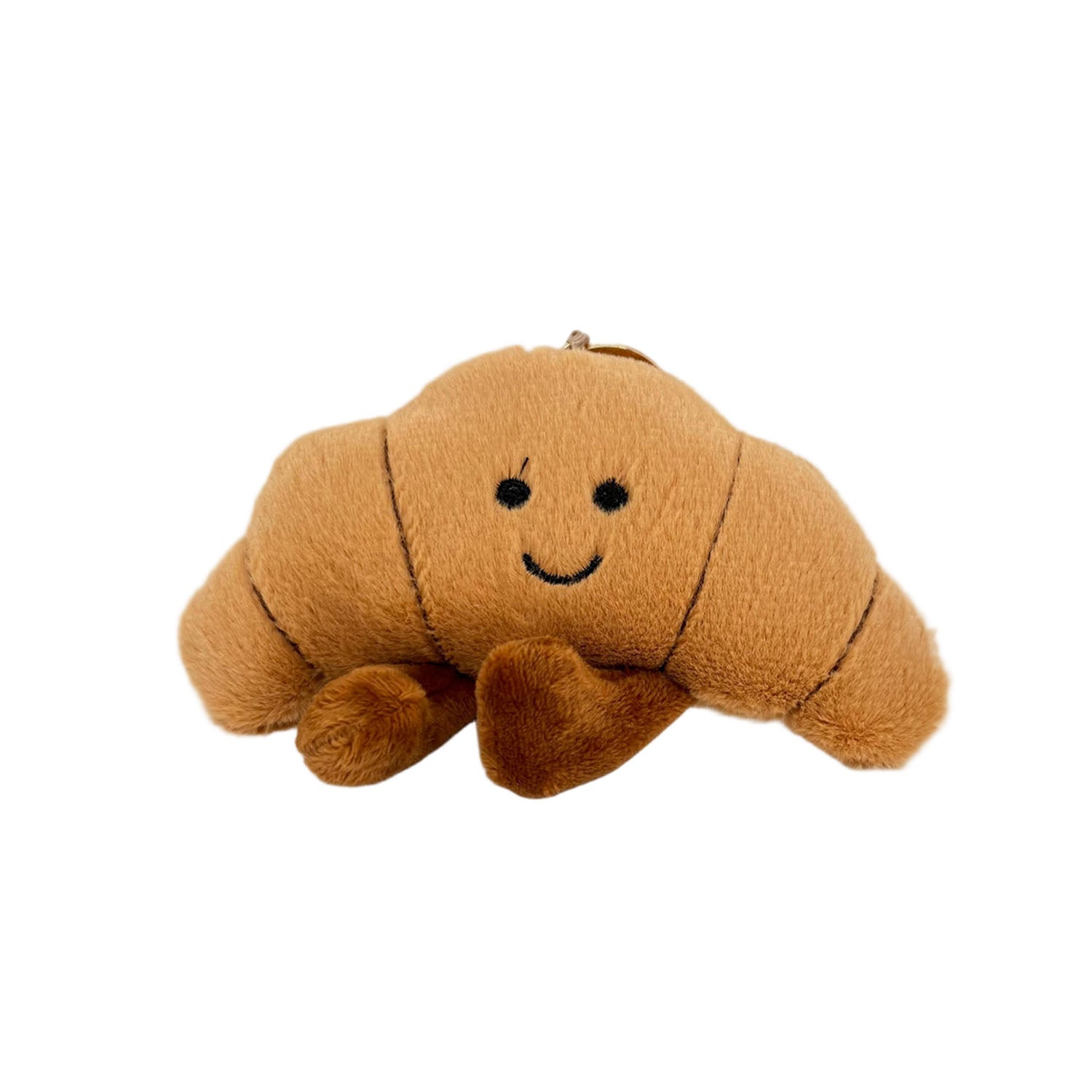 Soft Croissant Plush Keychain (5)