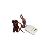 Dog-Shaped Keychain with Multicolor Rope 3