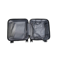 Kids Rolling Suitcase with Pink Bunny Design 2
