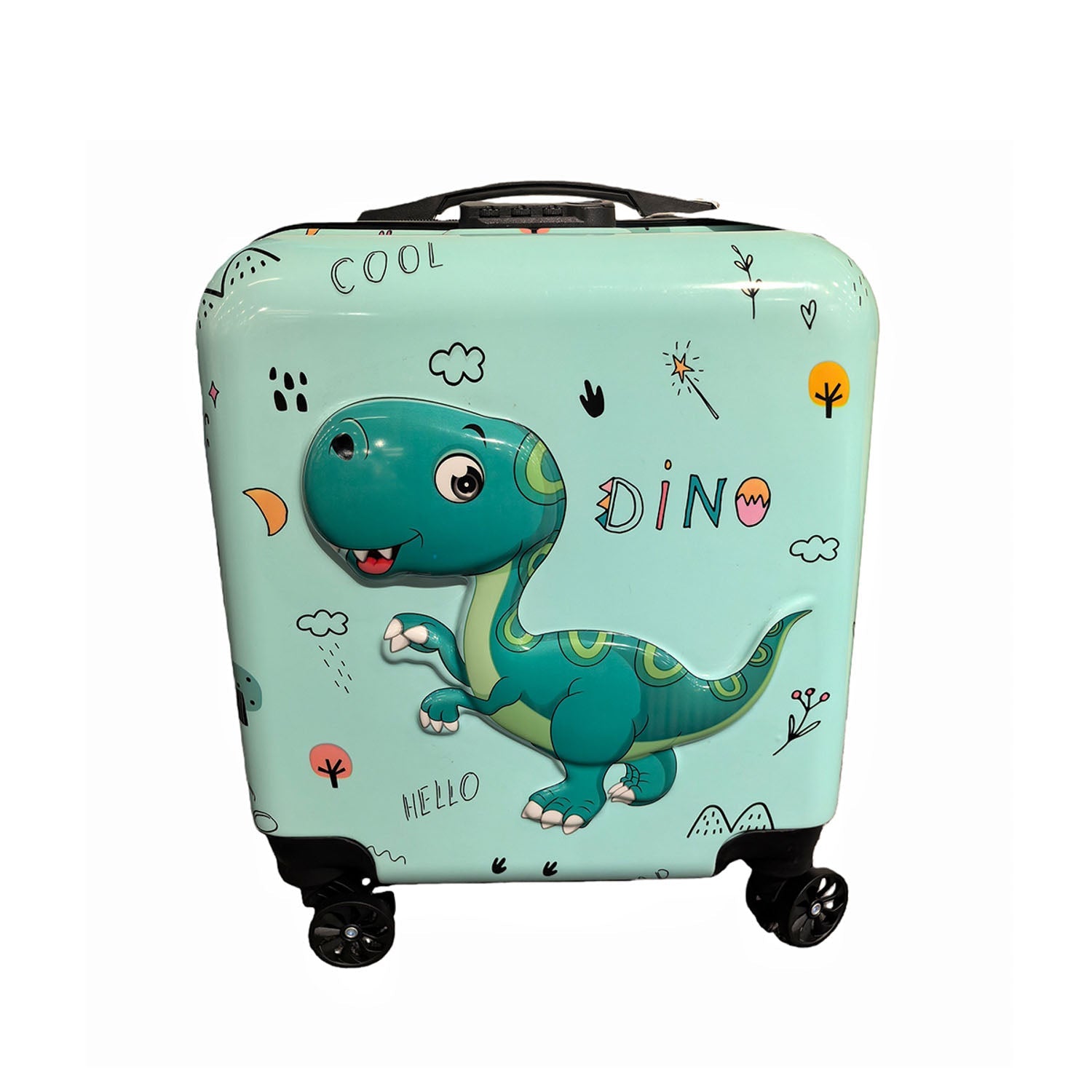 Children’s 18-Inch Luggage with Dinosaur Design (1)