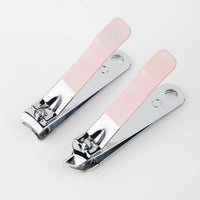 Metal Nail Clipper with Pink Handle 1