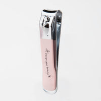 Metal Nail Clipper with Pink Handle 3