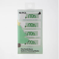 Fine Tooth Eyebrow Trimming Blades 9