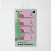 Fine Tooth Eyebrow Trimming Blades 5