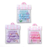 Kids' Artificial Nails with Bunny Designs 4