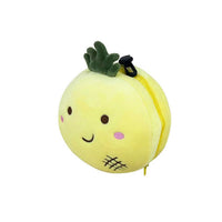 Plush Mini Pineapple Bag with Smiling Face Design 5