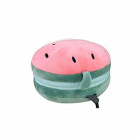 Small Watermelon-Shaped Travel Bag with Eye Mask 3