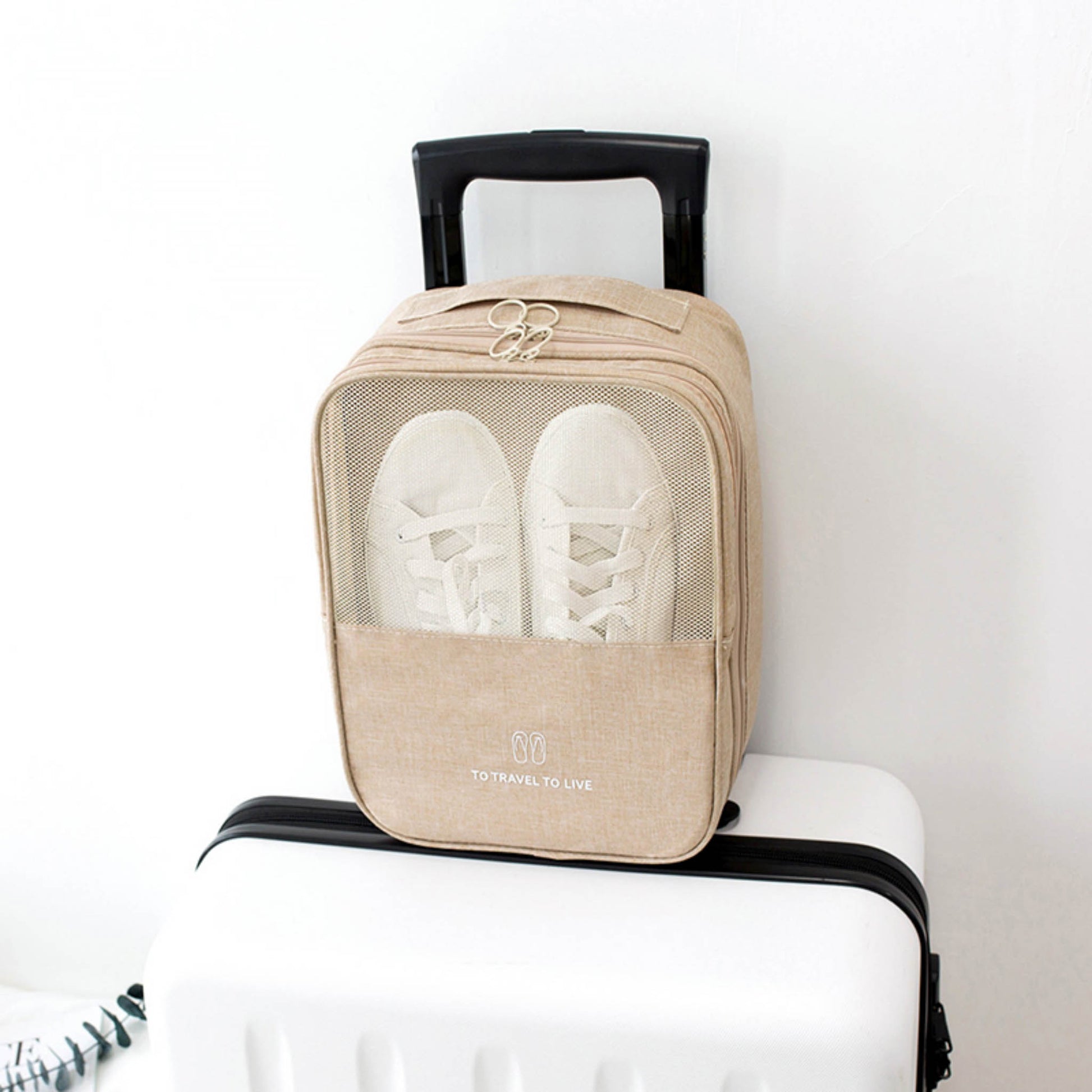 Travel shoe box