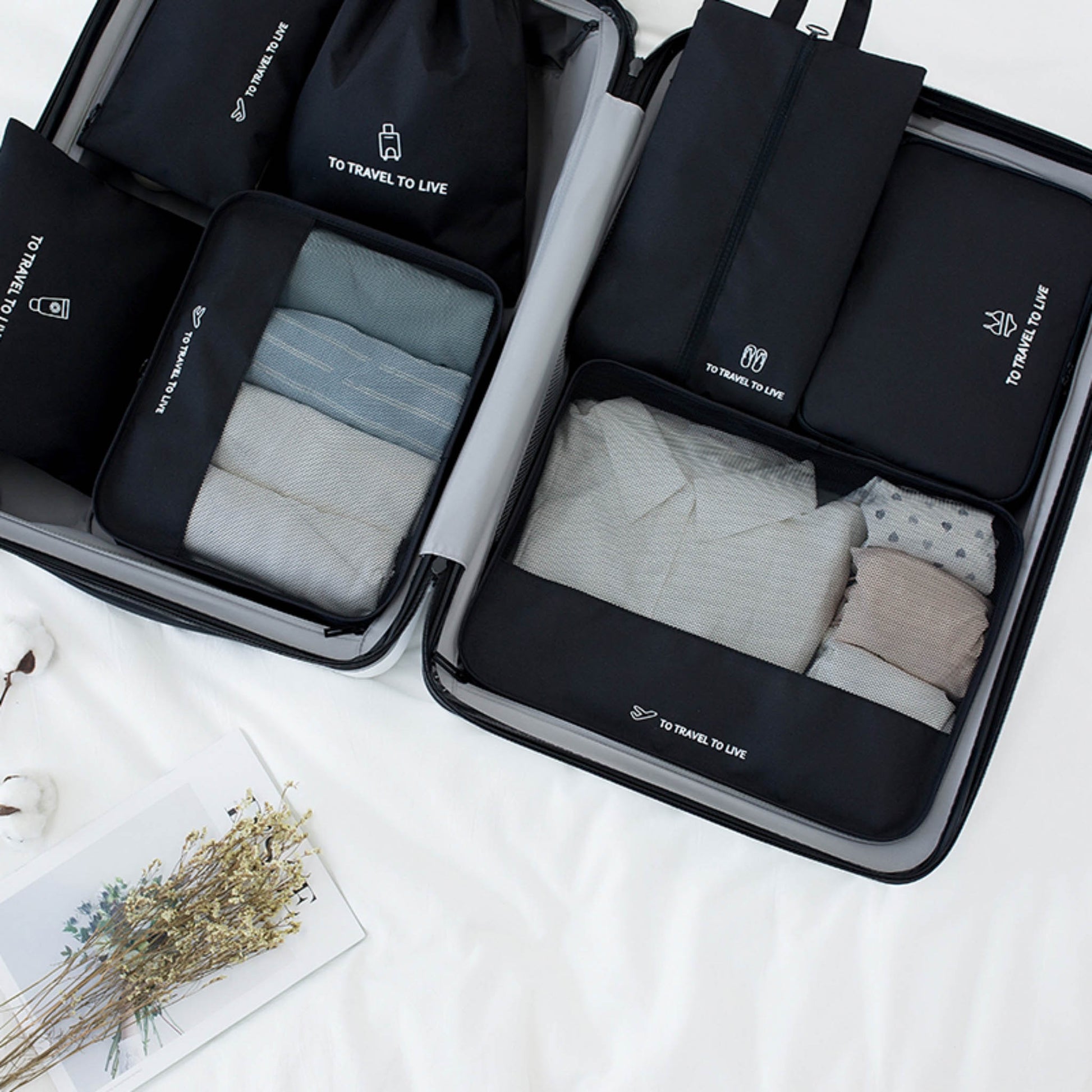 Travel Luggage Organizer Bag Set 4