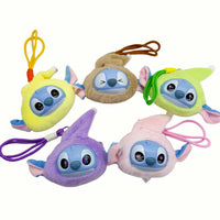 Small Plush Character Coin Purse with Strap 3