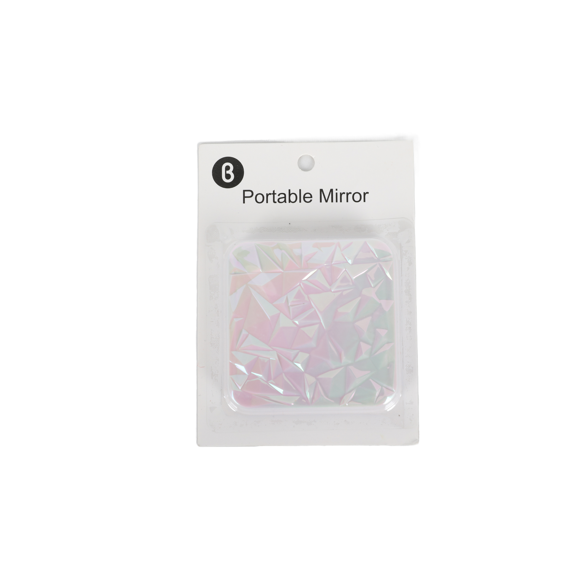 Portable Compact Mirror with Geometric Design 3