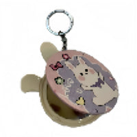 Cartoon Bunny Plastic Keychain 2