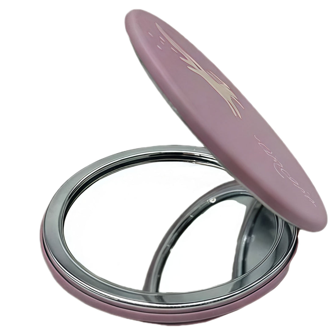 Round Pocket Mirror with Unicorn Design 1