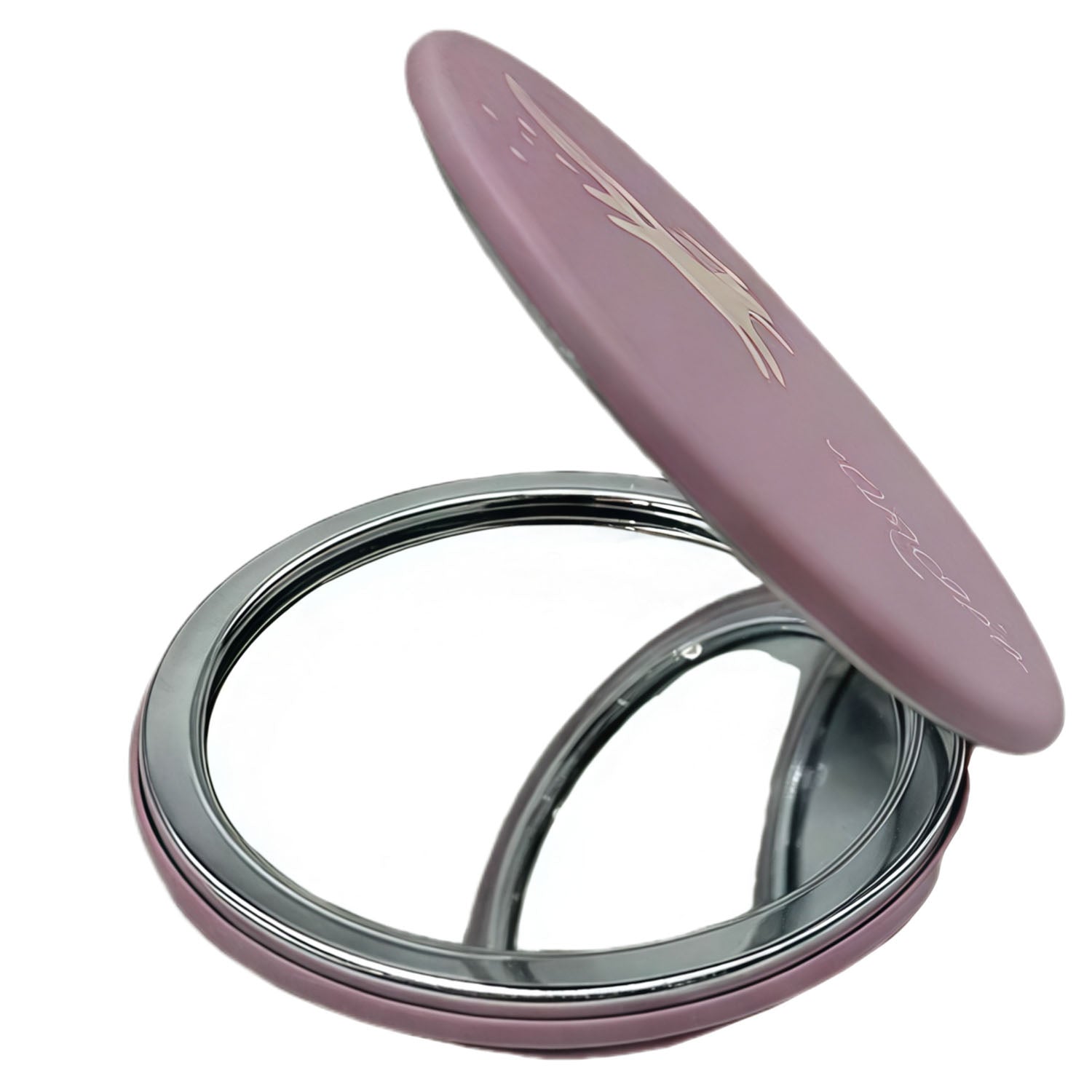 Round Pocket Mirror with Unicorn Design 1