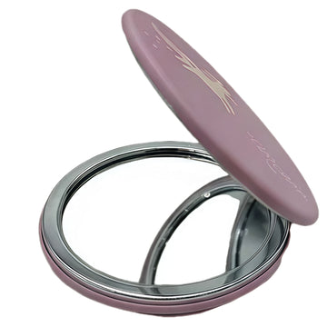 Round Pocket Mirror with Unicorn Design 1