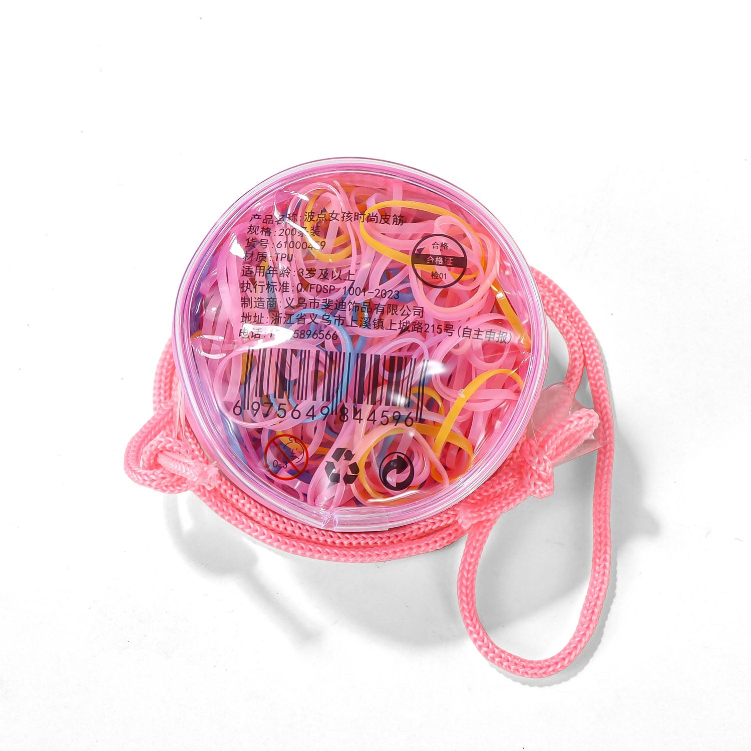 Colorful Kids Hair Ties Set with Cute Character Case 4