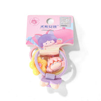 Canine Girl Themed Colorful Hair Tie Set 3