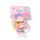 Canine Girl Themed Colorful Hair Tie Set 3