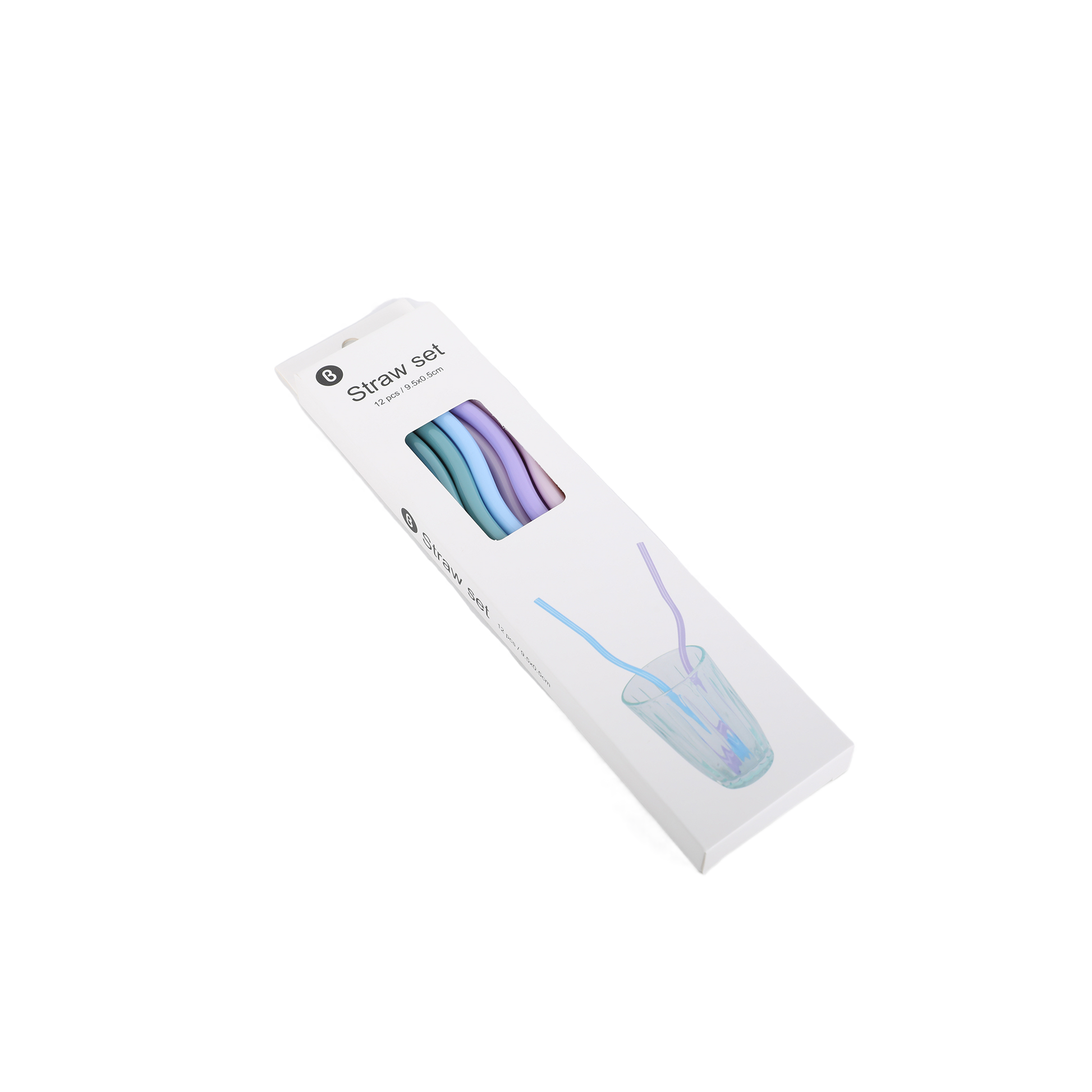 Reusable Silicone Drinking Straws with Cleaning Brush 2
