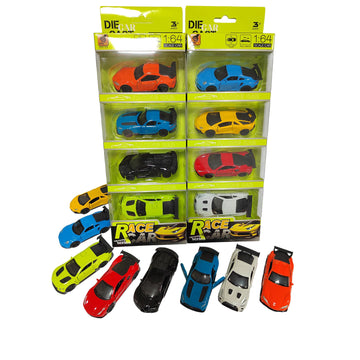 1:64 Scale Die-Cast Racing Car with Opening Doors 1