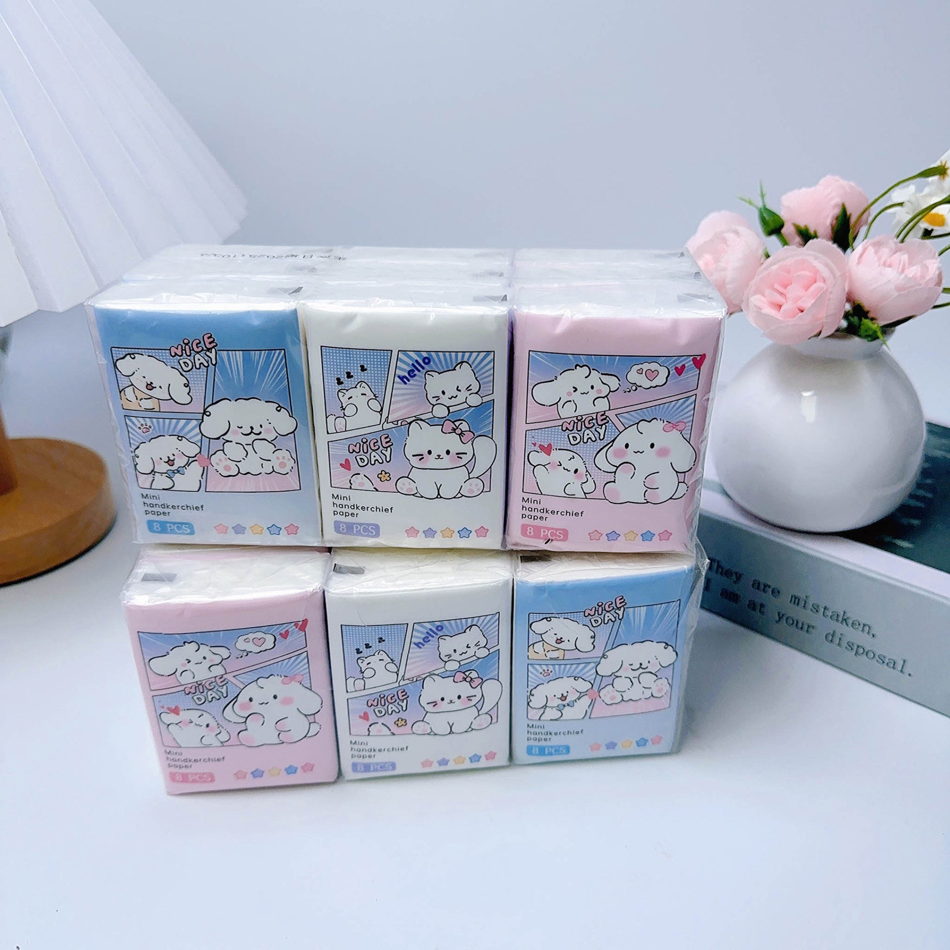 Mini Tissue Paper with Cute Cartoon Designs 7