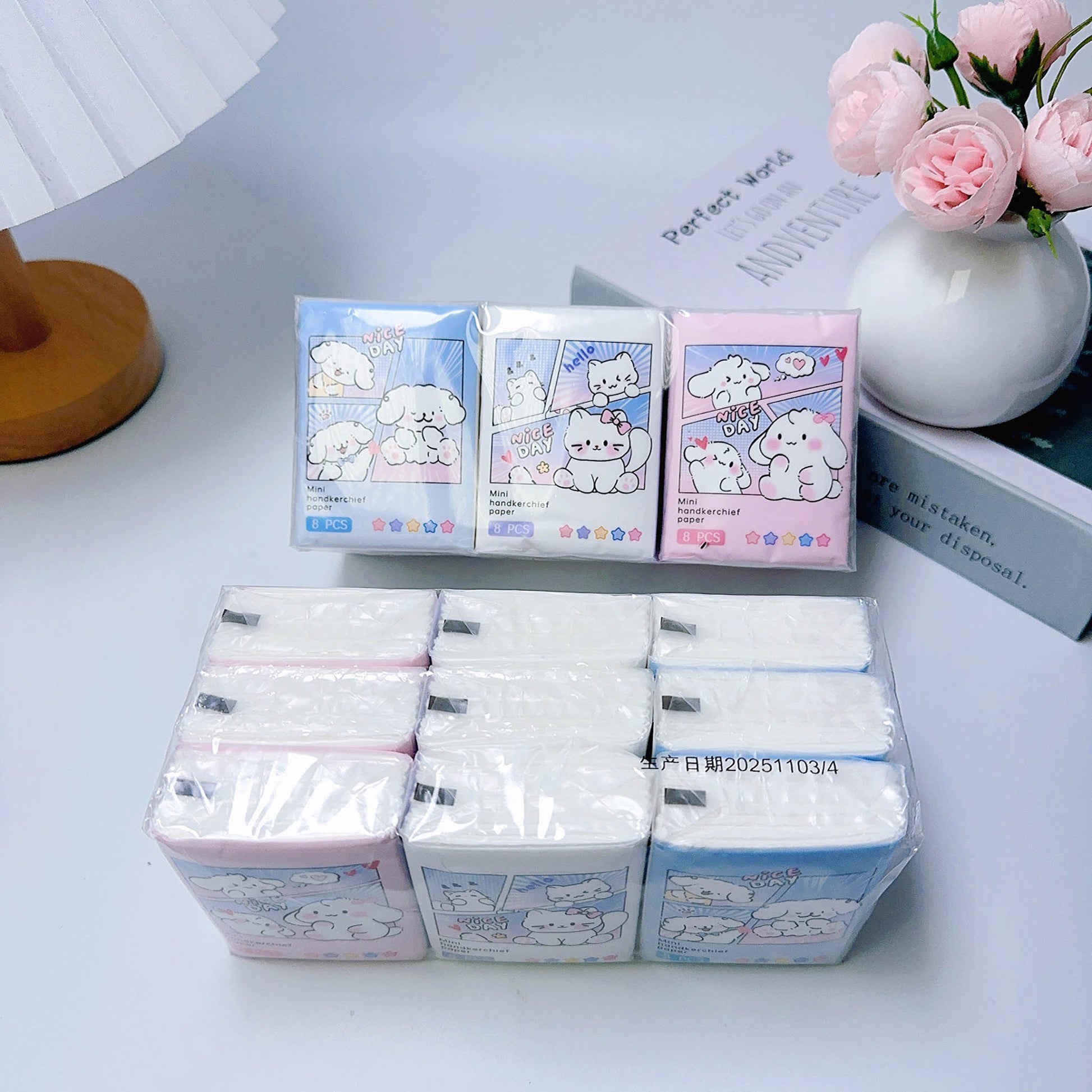 Mini Tissue Paper with Cute Cartoon Designs 6