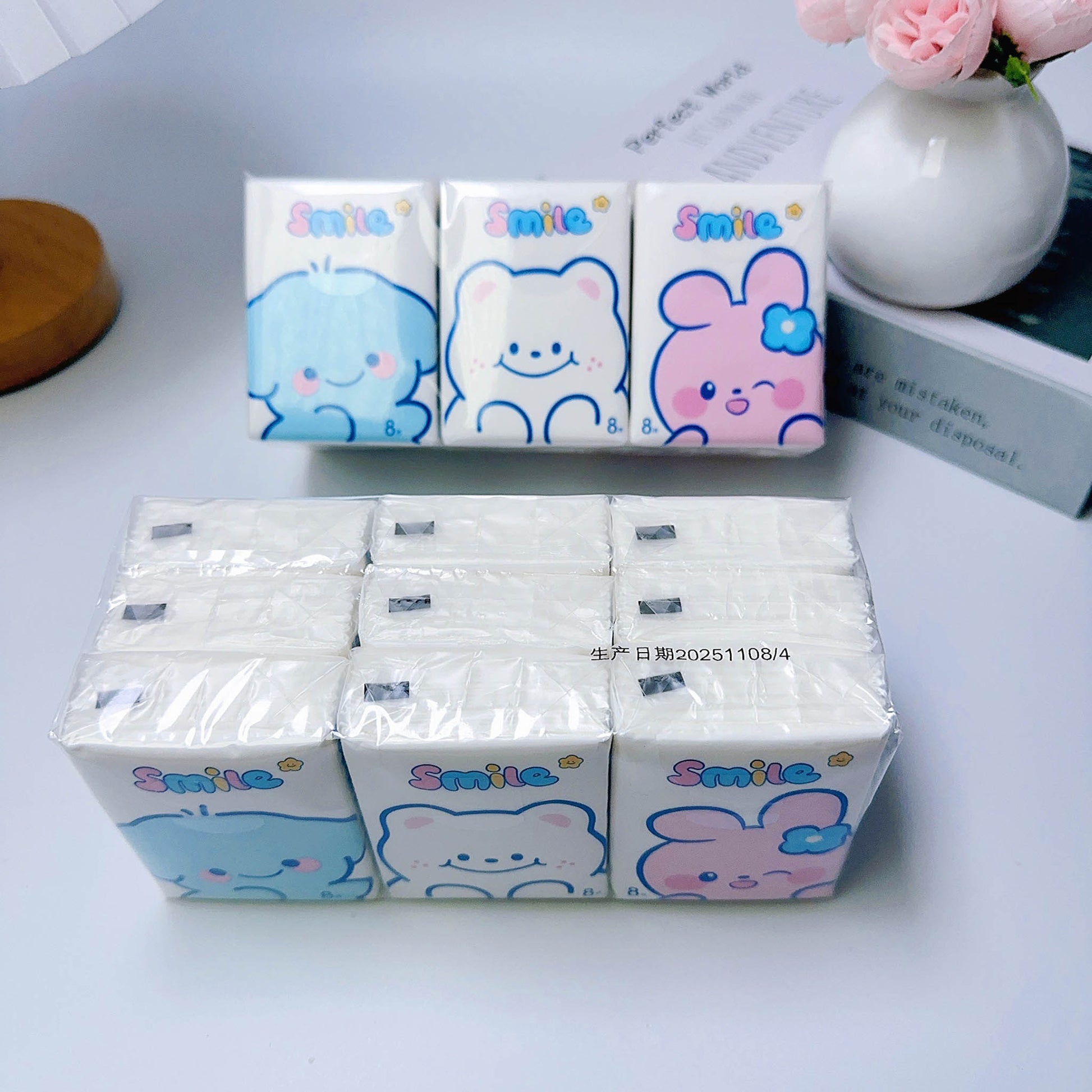 Small Pocket Tissue Packs with Cartoon Designs 2
