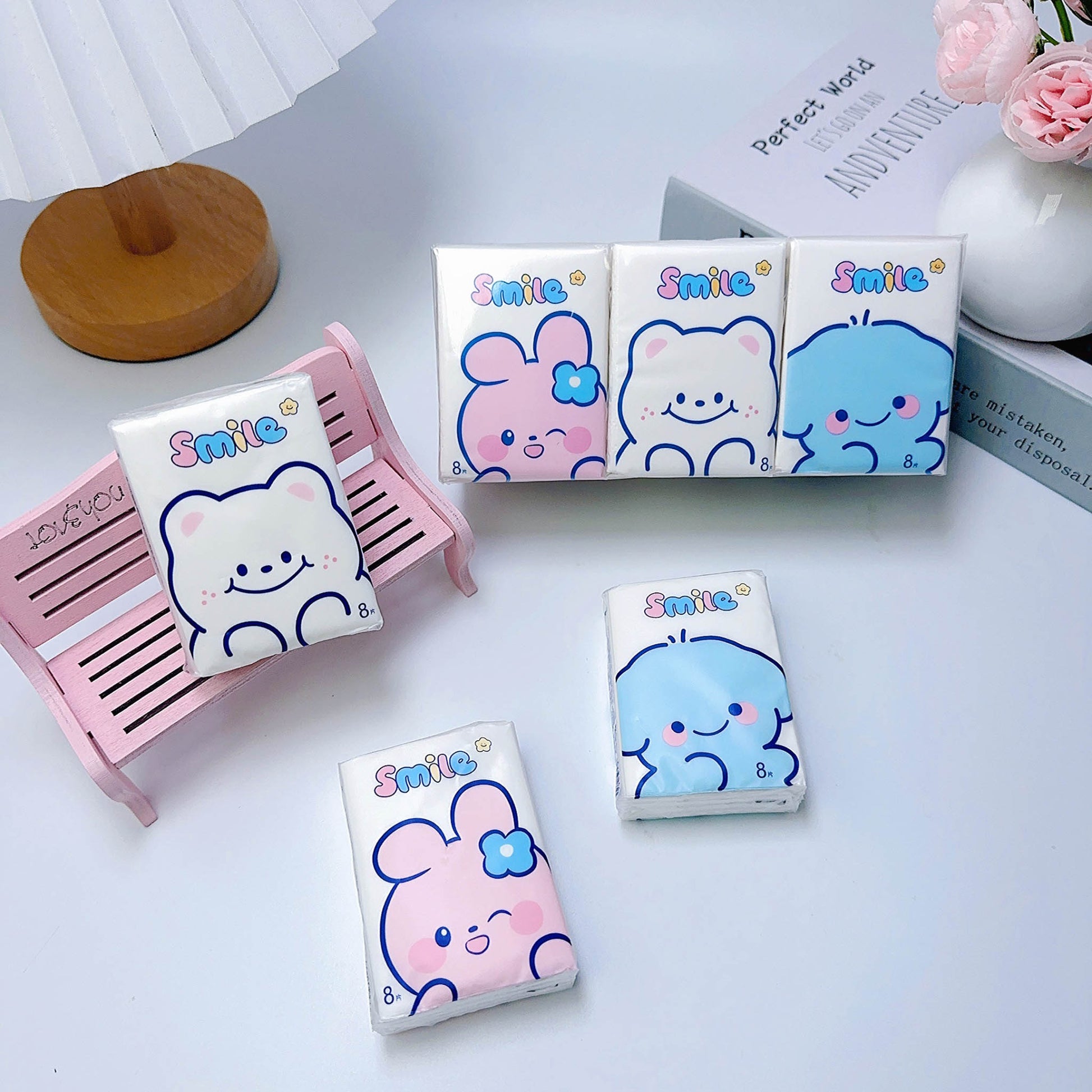 Small Pocket Tissue Packs with Cartoon Designs 6