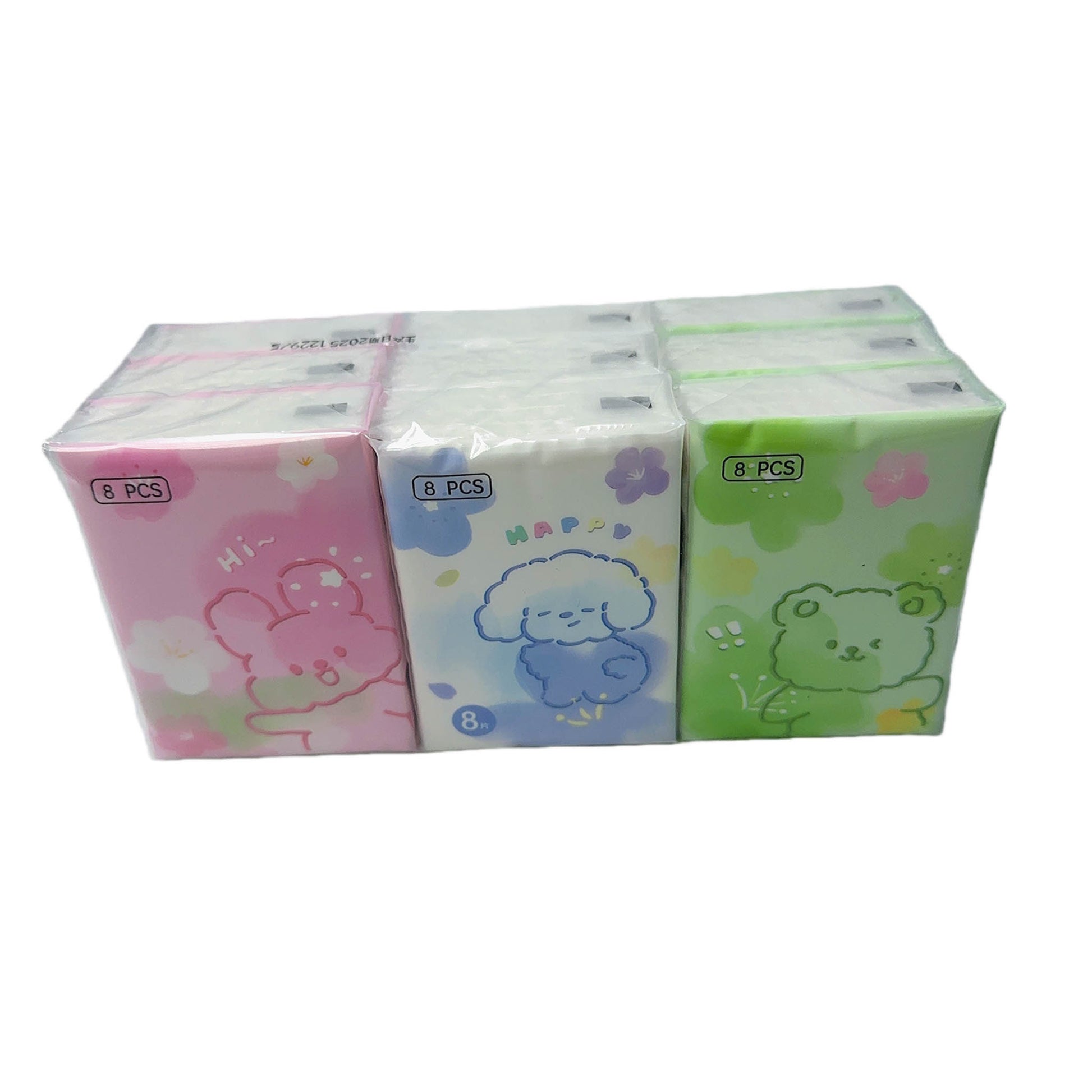 Small Pocket Tissue with Colorful Cartoon Design 6