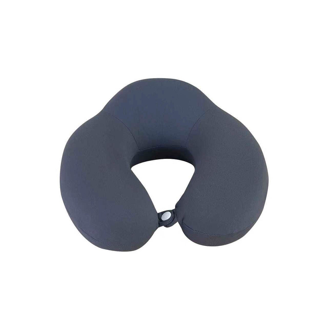 Memory Foam Travel Pillow with Neck and Back Support - Gray 2