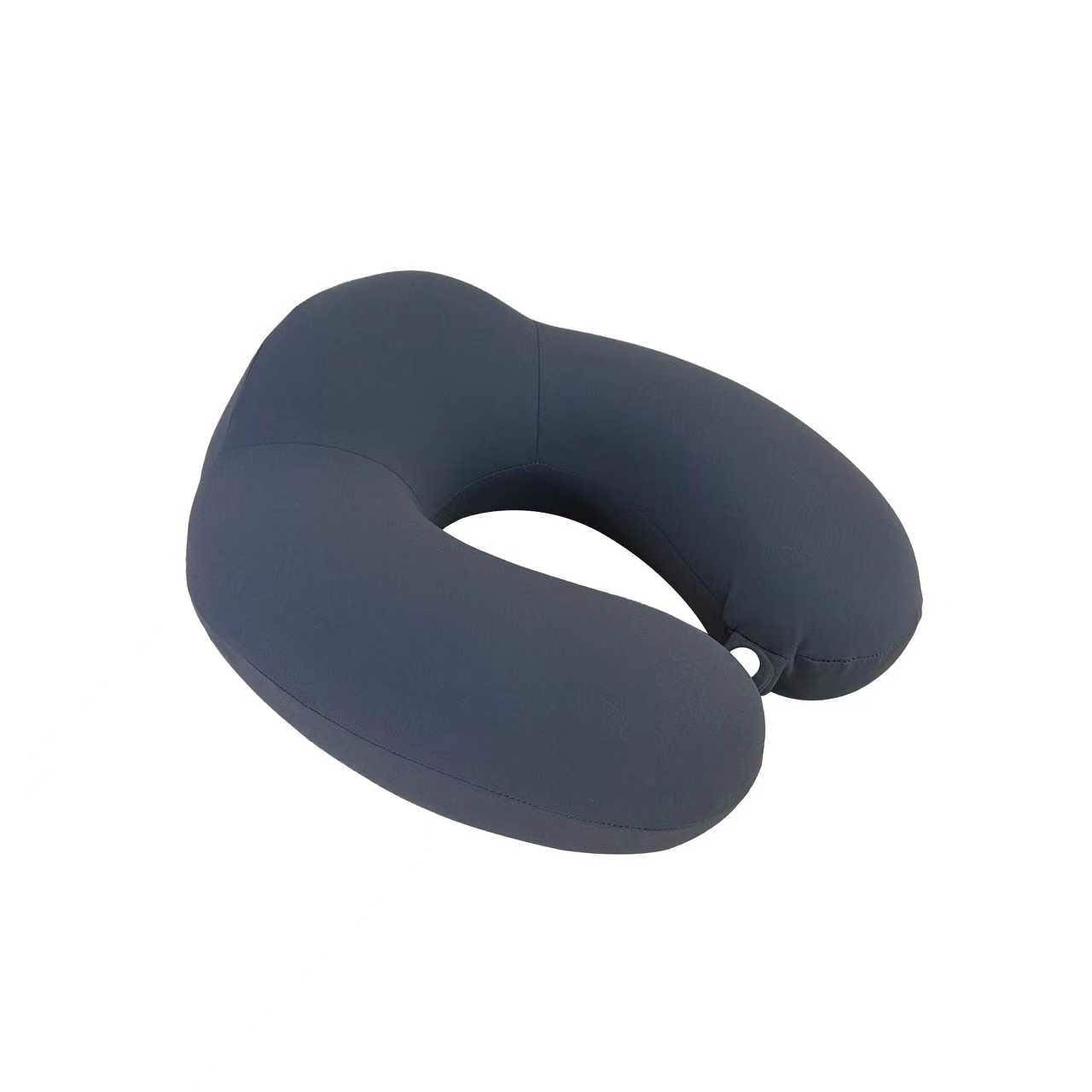 Memory Foam Travel Pillow with Neck and Back Support - Gray 5