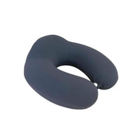 Memory Foam Travel Pillow with Neck and Back Support - Gray 5