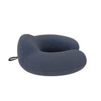Memory Foam Travel Pillow with Neck and Back Support - Gray 4