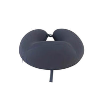Memory Foam Travel Pillow with Neck and Back Support - Gray 3