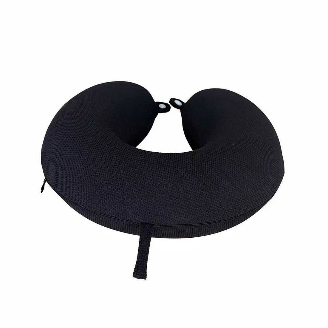 Black U-Shaped Travel Neck Pillow 2