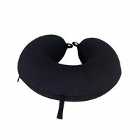 Black U-Shaped Travel Neck Pillow 2