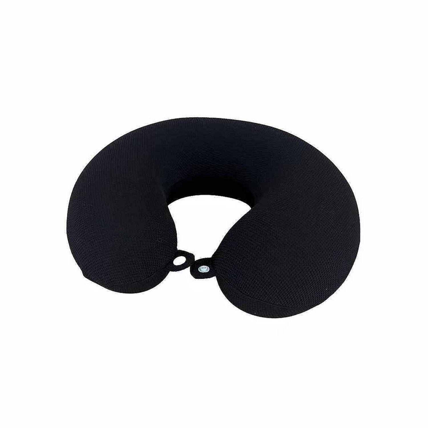 Black U-Shaped Travel Neck Pillow 3