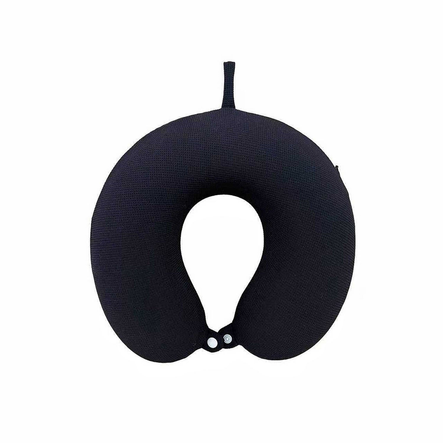 Black U-Shaped Travel Neck Pillow 4
