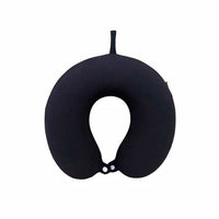 Black U-Shaped Travel Neck Pillow 4