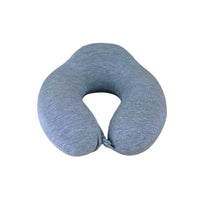 Gray U-Shaped Neck Support Pillow