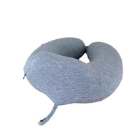 Gray U-Shaped Neck Support Pillow
