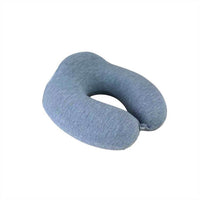 Gray U-Shaped Neck Support Pillow